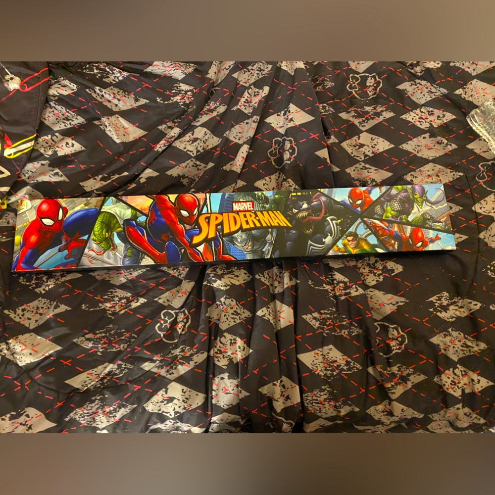 Spider-man wall sign